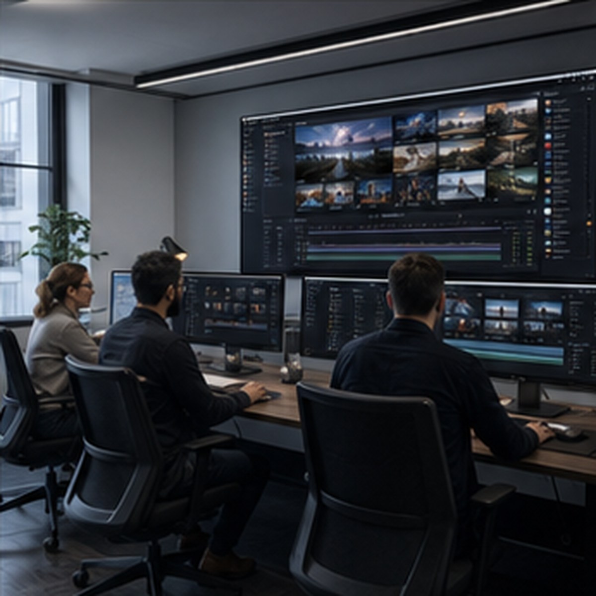 Broadcast operations team managing MCR and transmission readiness